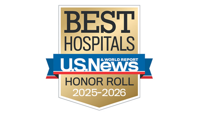 U.S. News & World Report Best Hospitals Honor Roll Logo