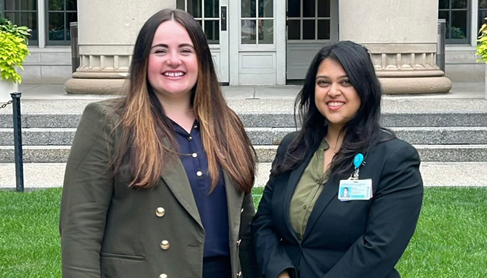 Sara Zent and Mazya Mowlood