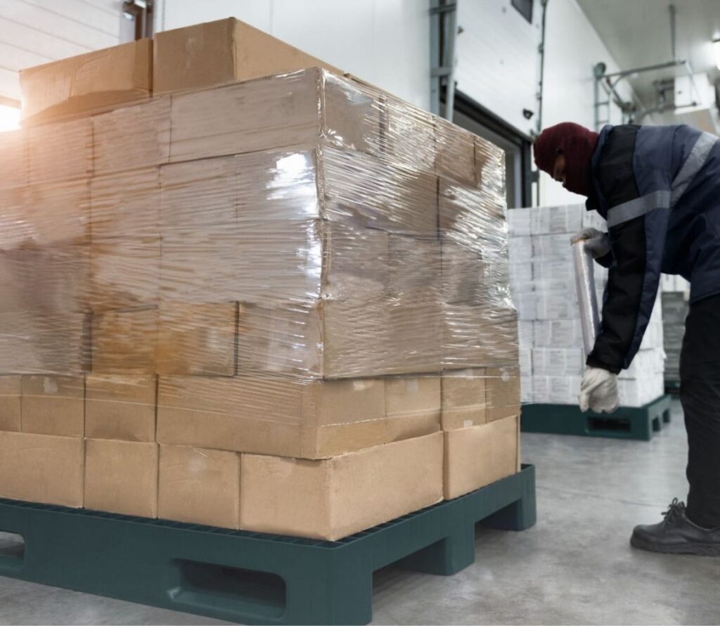 OLIMP Warehousing’s pallet rework and restacking services in Columbia, ensure optimal efficiency and cost savings.
