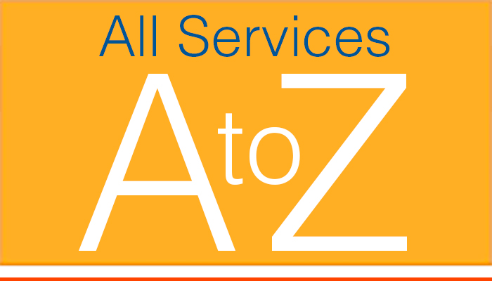 View an A to Z listing of services available at Brigham and Women&rsquo;s Hospital. 