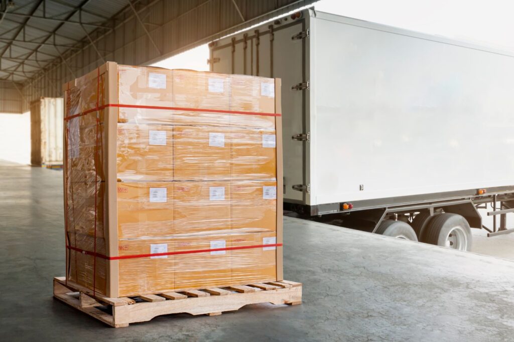 Inventory overflow stored in a short-term warehouse facility
