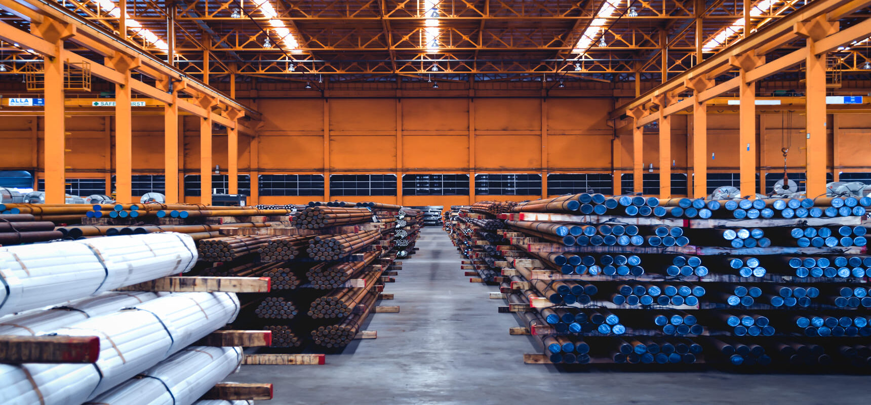 Industrial warehousing facility for efficient storage, management, and distribution of goods in the supply chain.