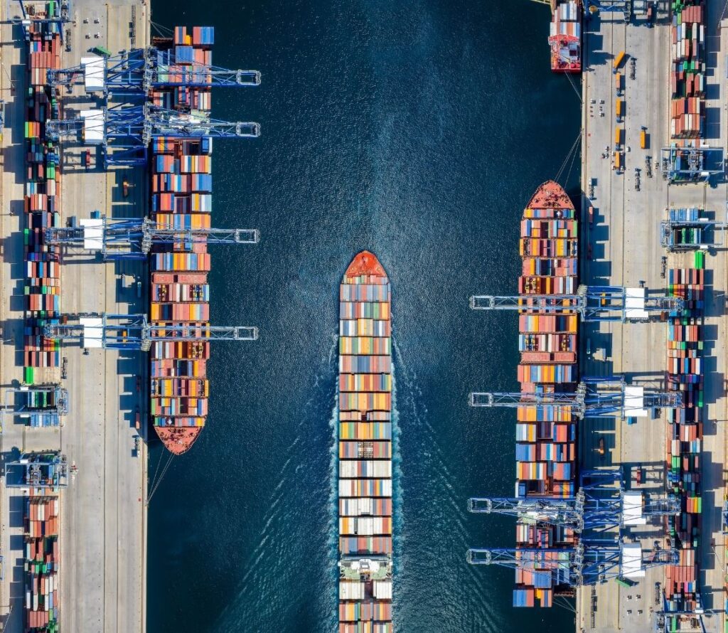 Long Beach transloading warehouse handling pallet rework, freight transfer, and import container unloading