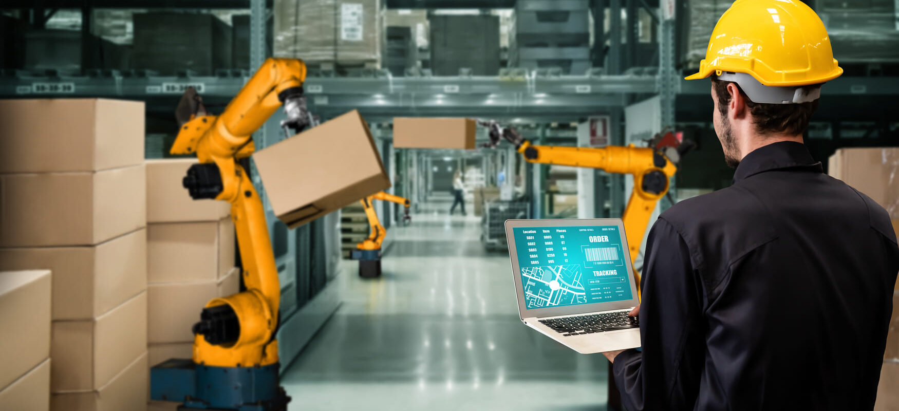 : Smart robot arm systems for innovative warehouse and factory digital technology .