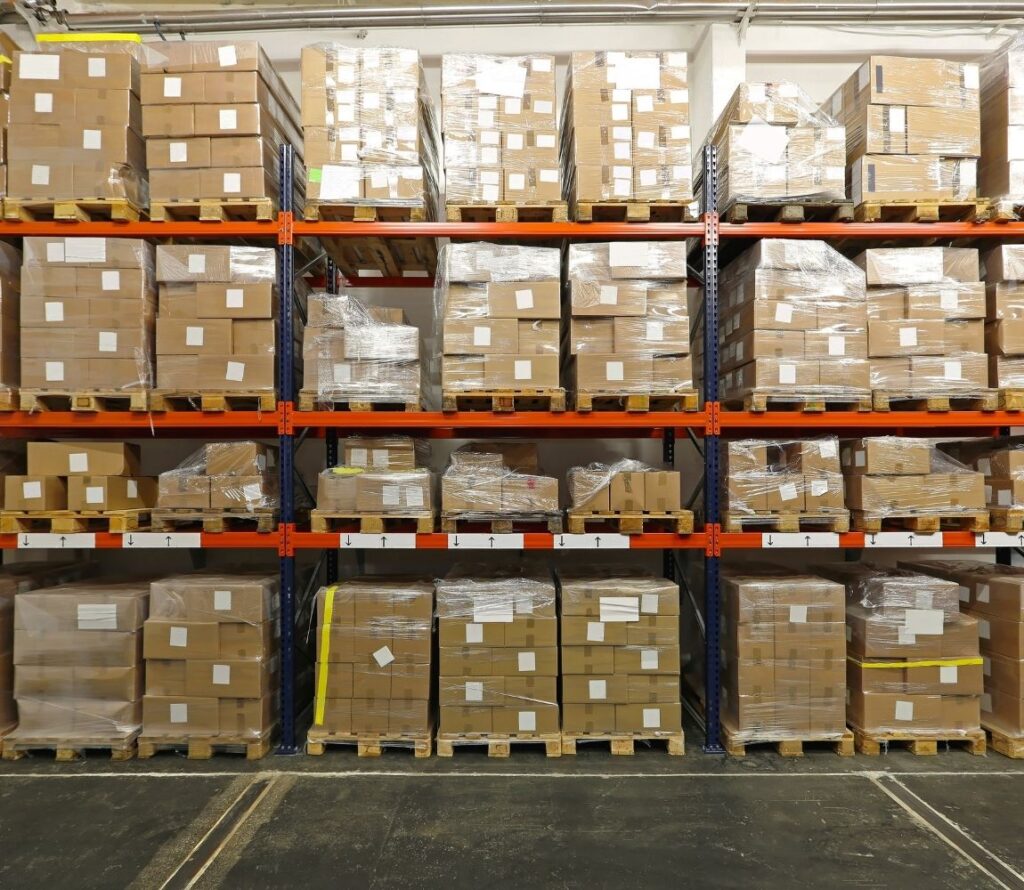 Cross-docking and pallet rework operations at OLIMP Warehousing Mississauga