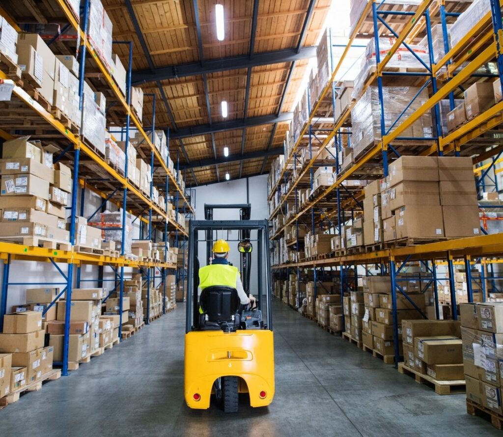 Freight loading and distribution services at OLIMP Warehousing Regina.
