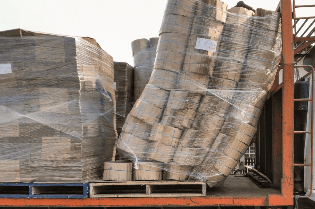 Get Leaning Pallets Fixed: Restacking pallets and freight rework services.