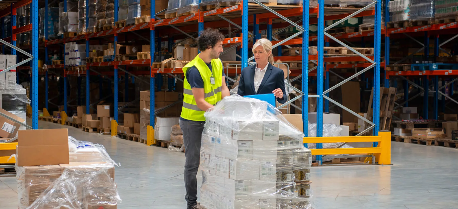 overflow storage warehouse using vertical racking solutions